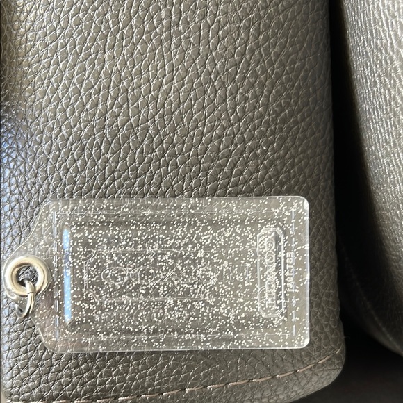 Coach METALLIC GLITTER Bag CHARM 3.5" LONG - Picture 1 of 2